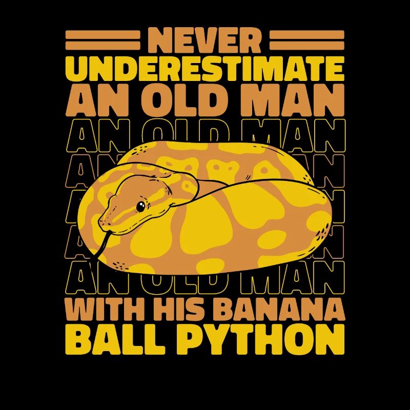 Never Underestimate Old Man Python Banana Ball
