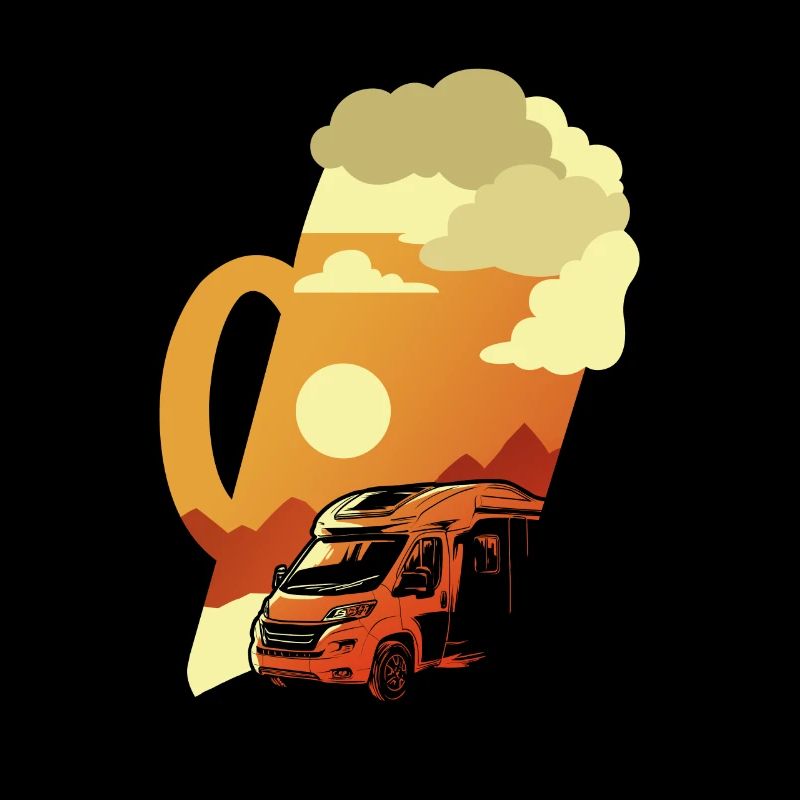 Camping camper caravan funny camping