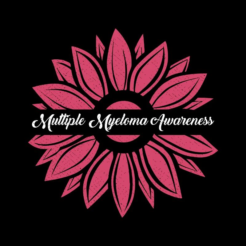 Multiples Myelom Bewusstsein Burgund Sunflowe