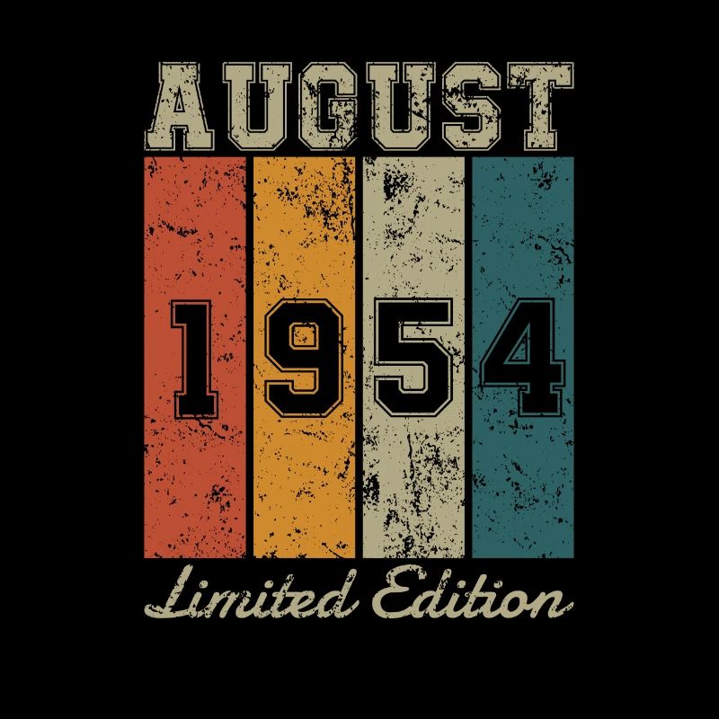 Date de naissance : août 1954 - Edition Limitée Rétro