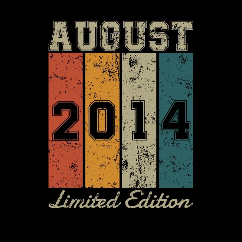 Geburtstag: August 2014 - Limited Edition Retro