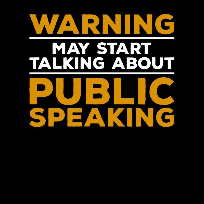 Warning May Start Talking About Public Speaking