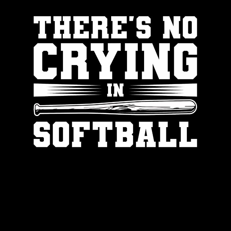 Il n’y a pas de pleurs dans le softball softballer
