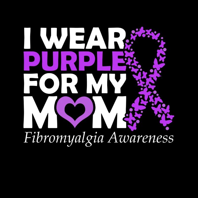 Conscience de la fibromyalgie Je porte du violet pour mon