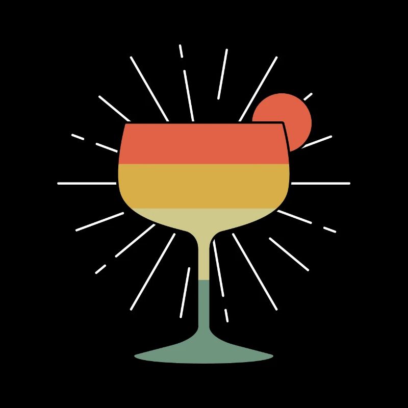 Vintage Summer Drink Alcohol Surf Hello Summer