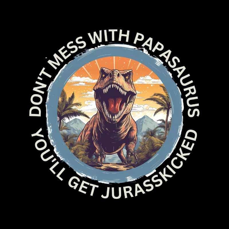 Funny Papa Papasaurus Dino Dinosaur Gift