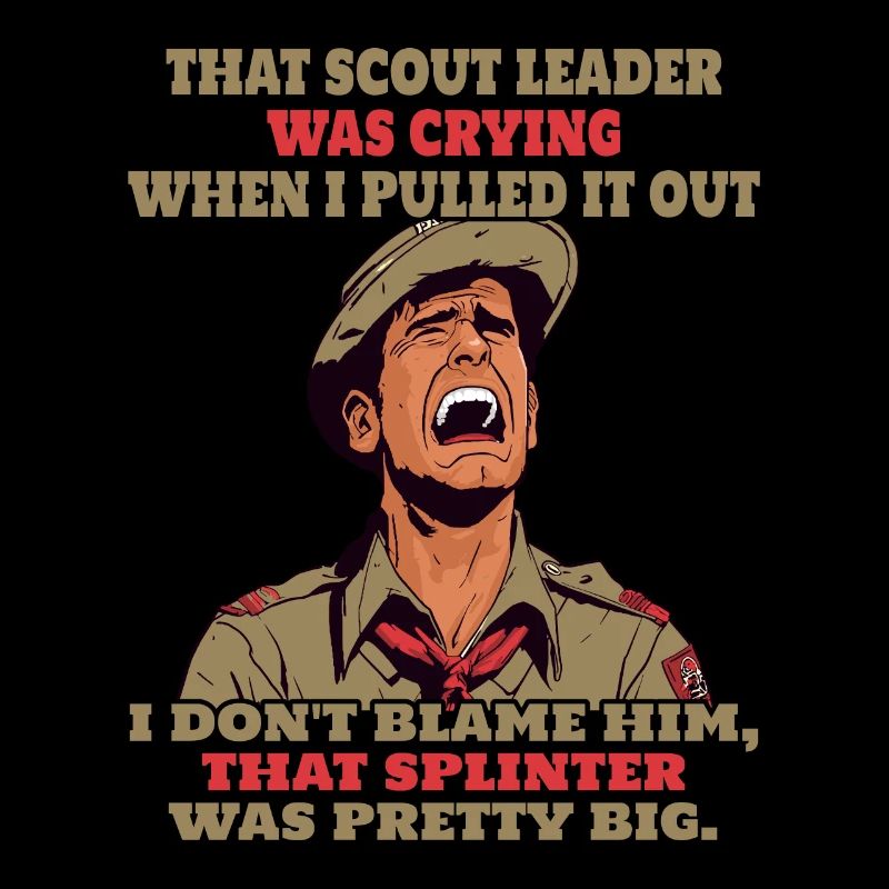Camping Scouting - Funny Scout Father