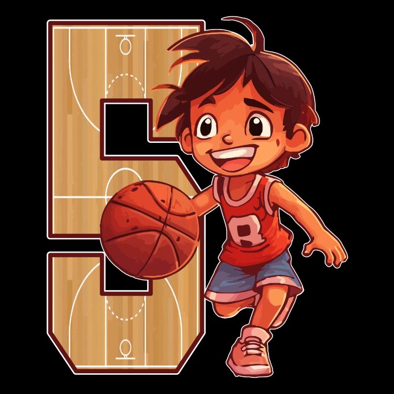 Basketball Anniversaire - 5 ans Garçon - 5.