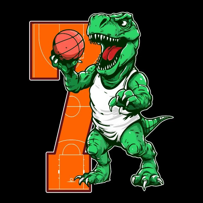 Basketball Dino - garçon de 7 ans - 7.