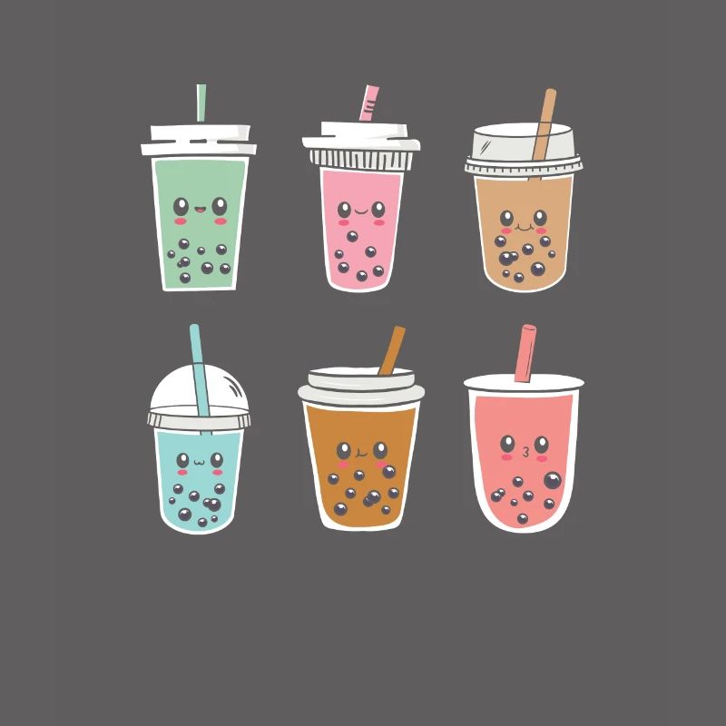 Bubble Tea Funny Kawaii Bubble Milk Boba Tea