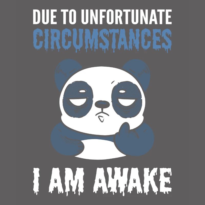 En raison de circonstances malheureuses, je suis éveillé Panda