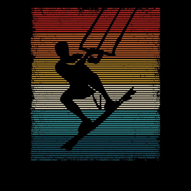 Kitesurf Kiteboarding rétro Kitesurfer