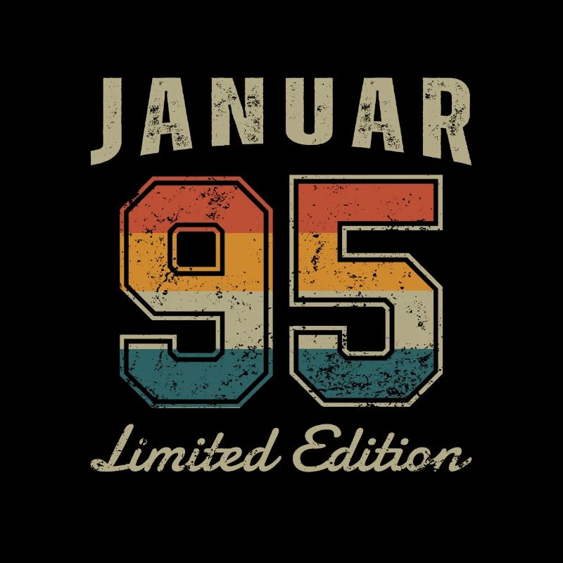 Geburtstag: Januar 1995 - Limited Edition Retro