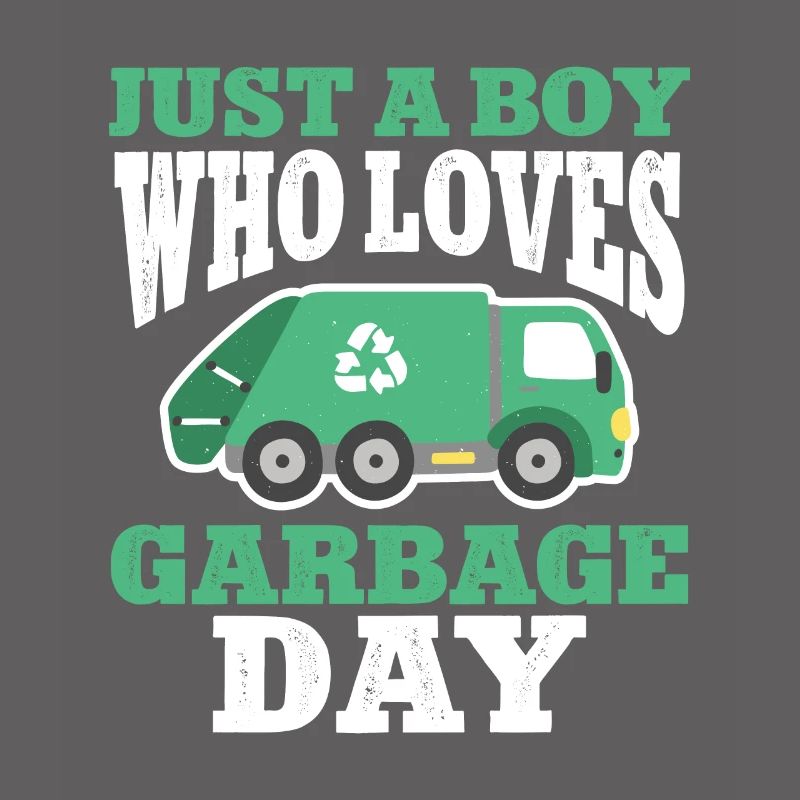 Garbage trucks, garbage day, garbage collection
