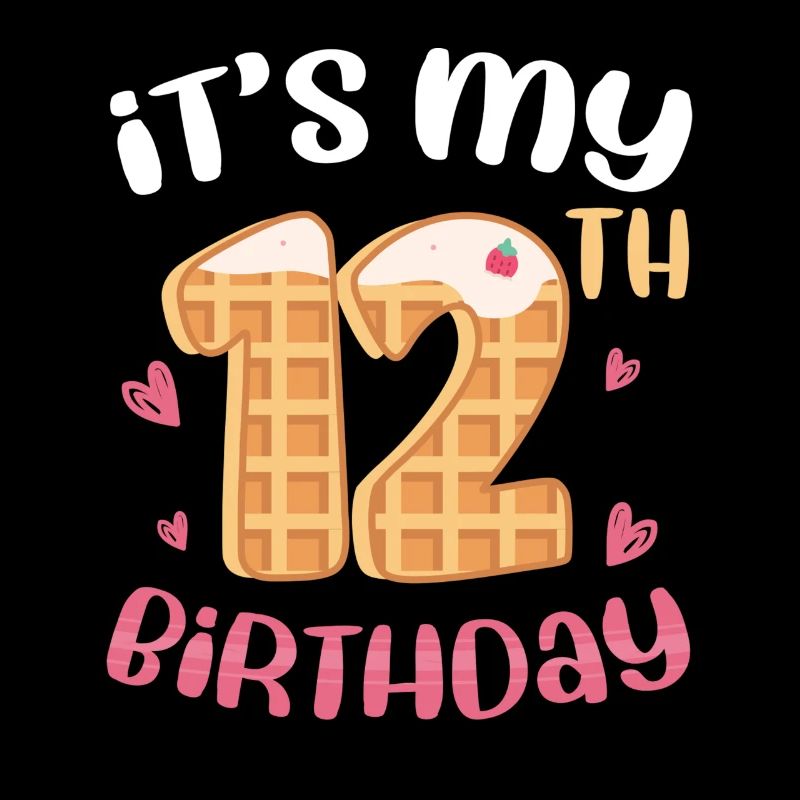 12th Birthday Waffle