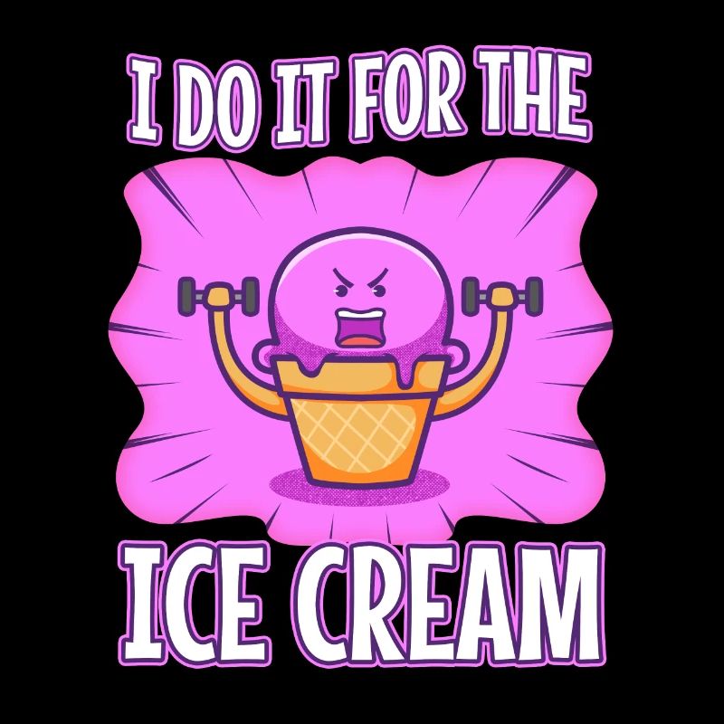 Je le fais pour la crème glacée