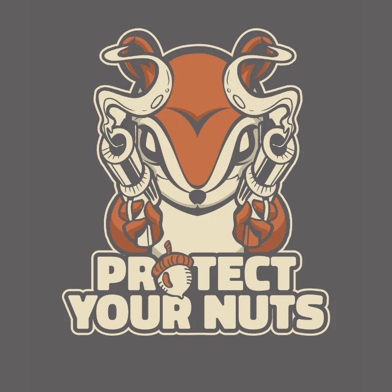 Protect Your Nuts Squirrel Fox Squirrel