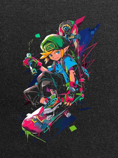 Legendärer Waldjunge: Cooles Boarder Gaming-Design