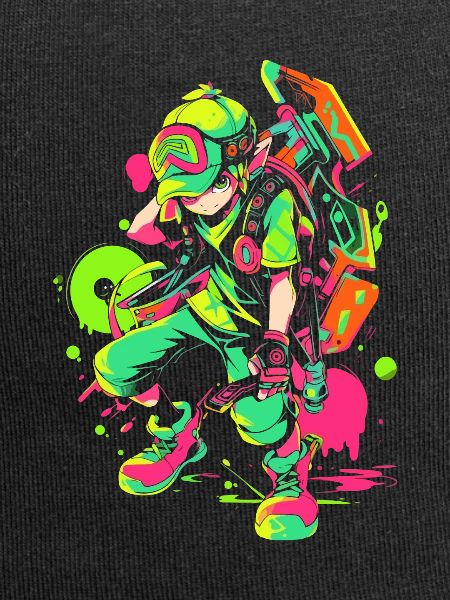 Legendärer Waldjunge: Cooles Splashy Gaming-Design