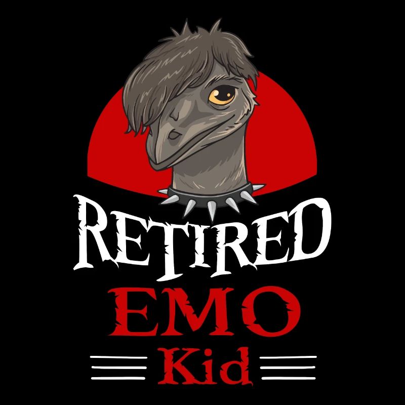 Emo Boy Emo Girl Emu Bird Emocore Punk Esthétique