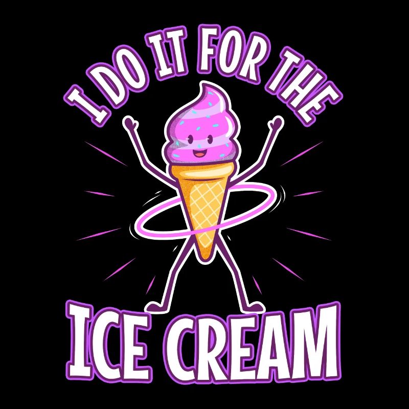 Je le fais pour la crème glacée