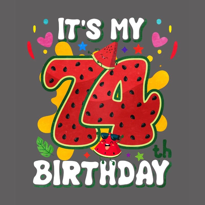 74e anniversaire Pastèque