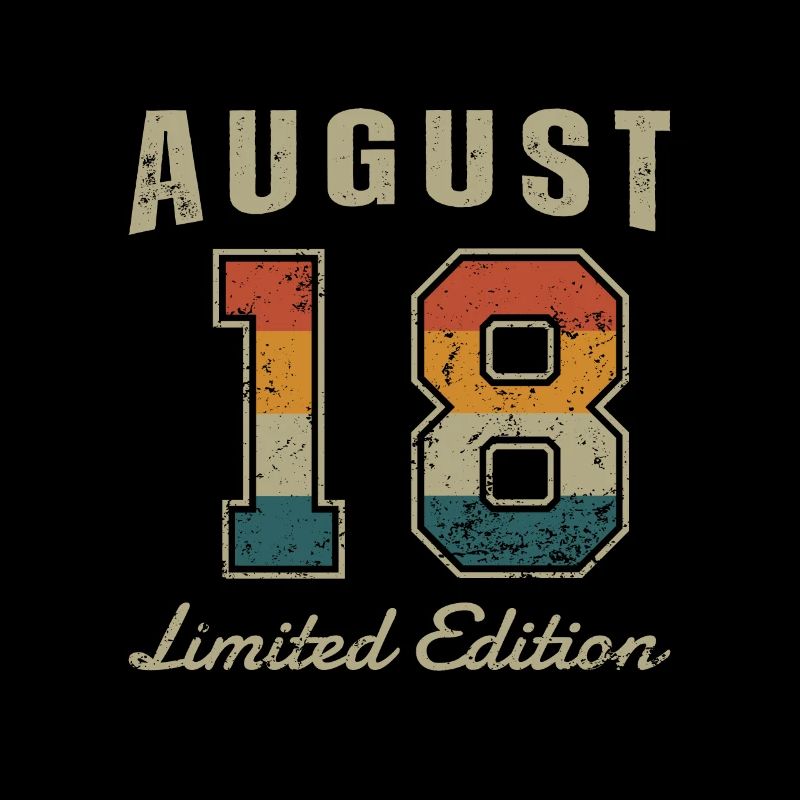 Date de naissance: Août 2018 - Limited Edition Retro