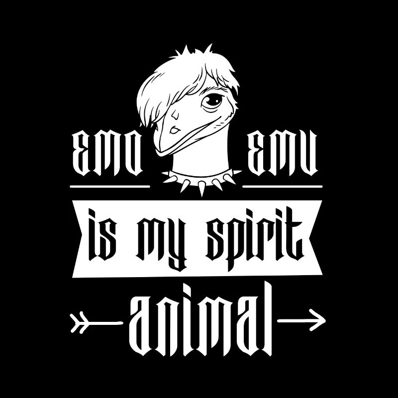 Emo Boy Emo Girl Emu Bird Emocore Punk Esthétique