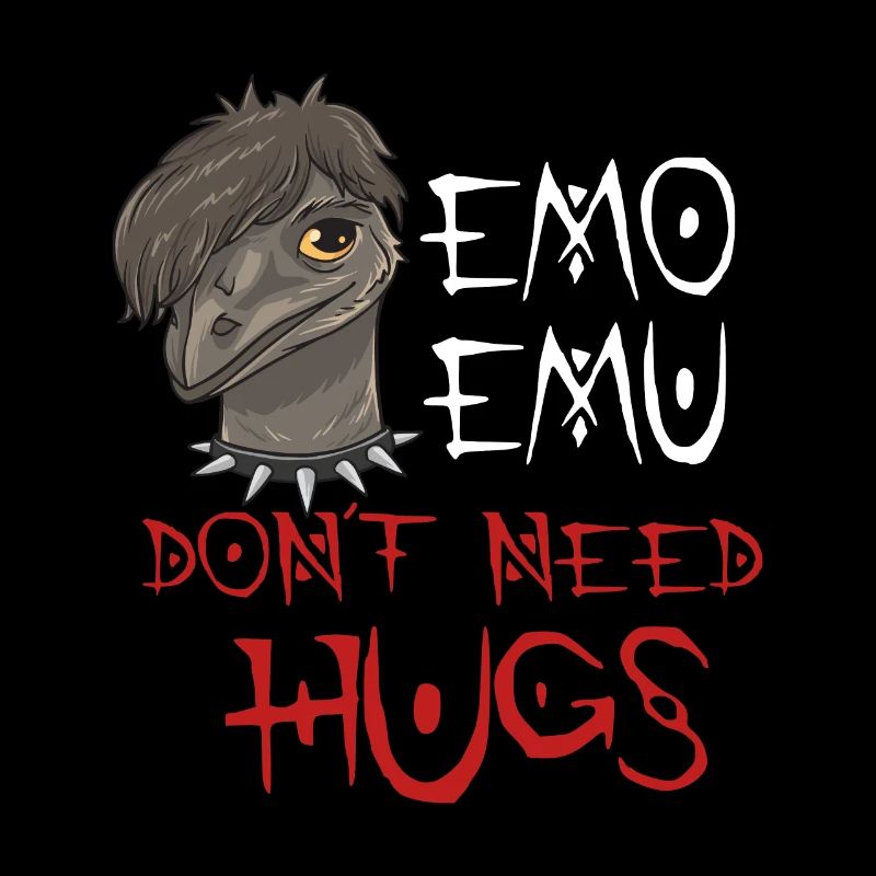 Emo Boy Emo Girl Emu Bird Emocore Punk Esthétique