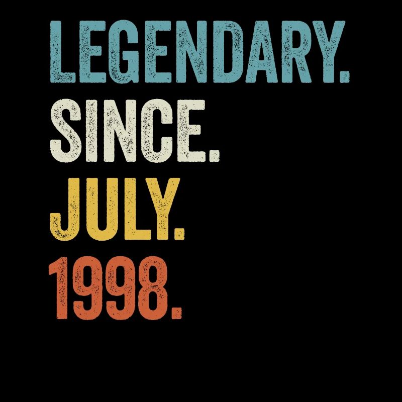 25 Years Old Legendary Since July 1998 25th