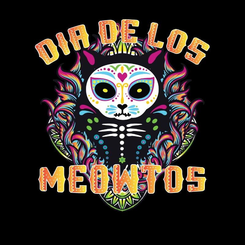 Dia de Los Meowtos Katze Mexiko