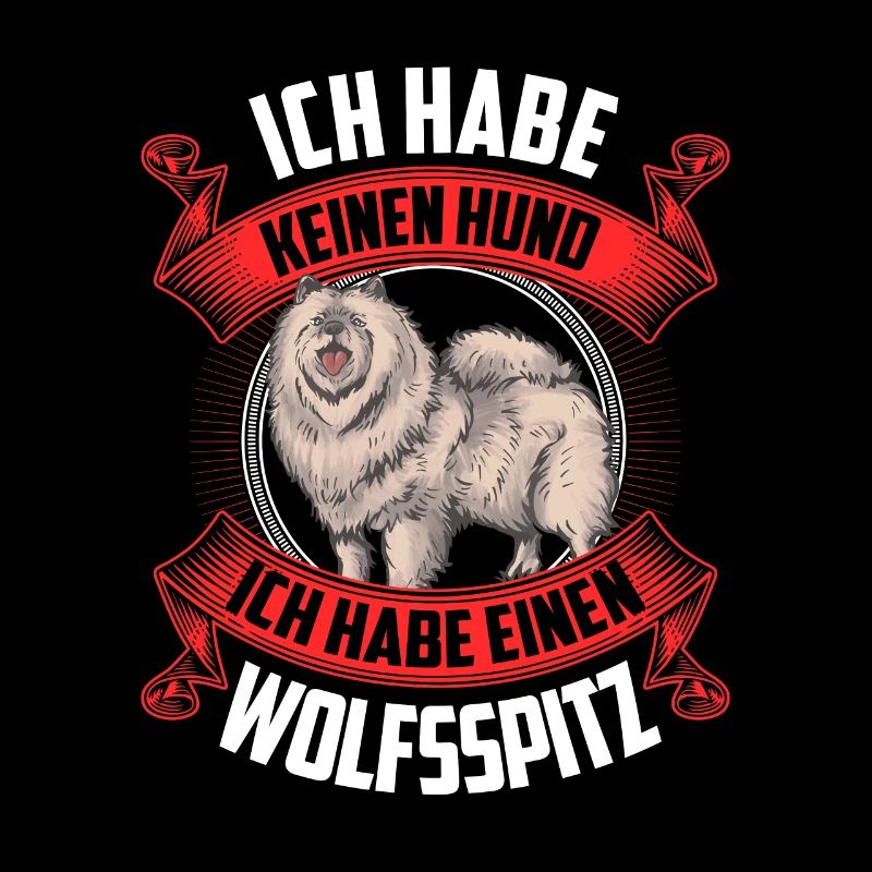Ich habe einen Wolfsspitz Deutscher Keeshond