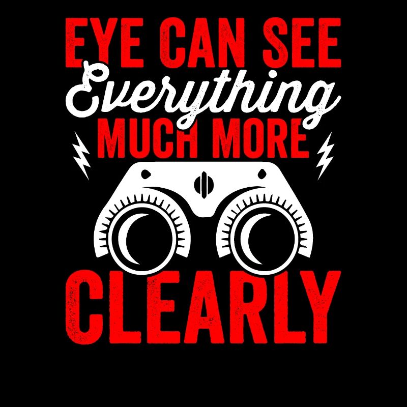 Ophthalmologist can see everything, optometrist,