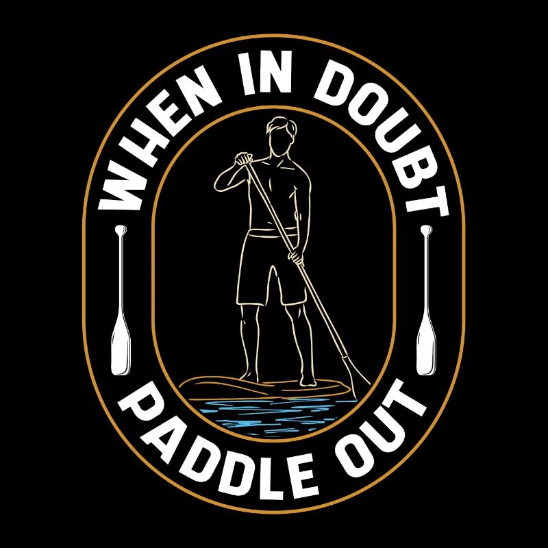 Stand Up Paddle en cas de doute Paddle Out Sup Board