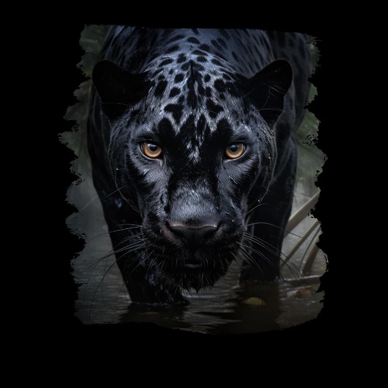 Panthère noire Panthère réaliste