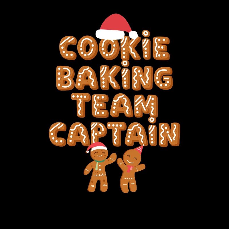 Cookie Baking Team Captain Funny Gingerbread Man