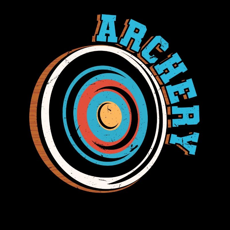 Rétro Vintage Tir à l’arc Chasse à l’arc Flèche d’arc