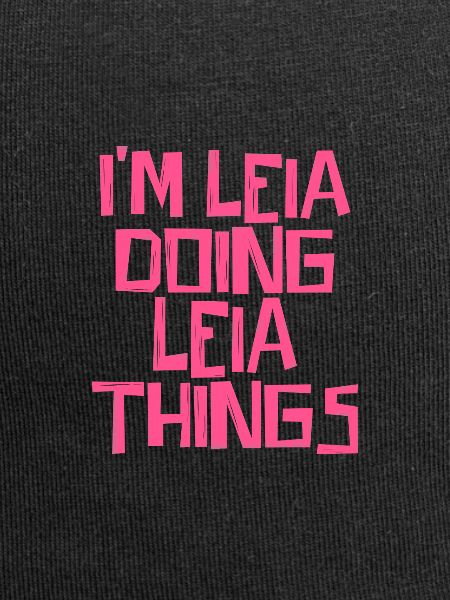 I'm Leia doing Leia things
