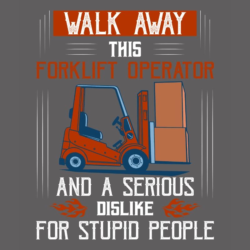 Walk Away This Forklift Operator Has Anger Issues