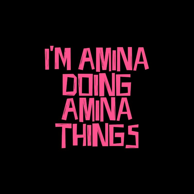 I'm Amina doing Amina things