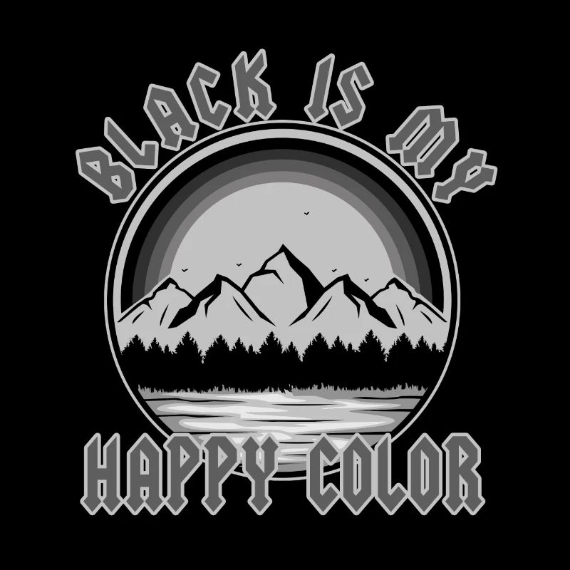 Le noir est ma couleur heureuse