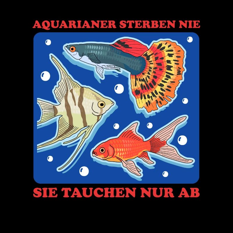 Aquarium Aquarianer Aquaristik Zierfisch Geschenk