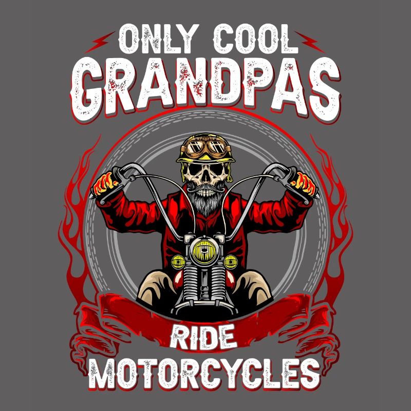 Cool Opa Biker