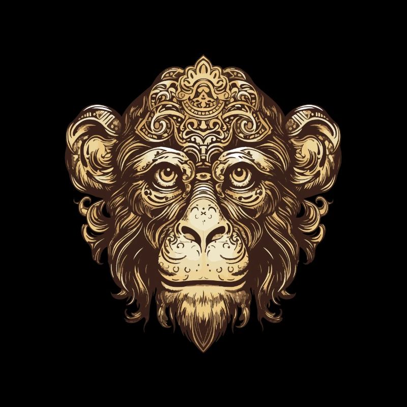 Portrait de singe