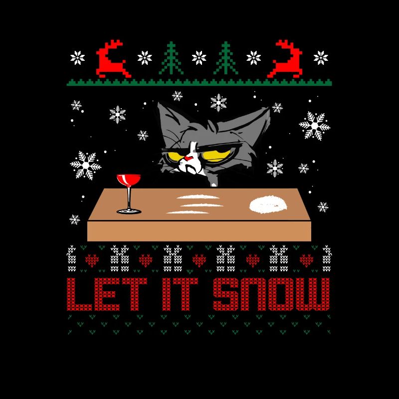 Let It Snow Cat