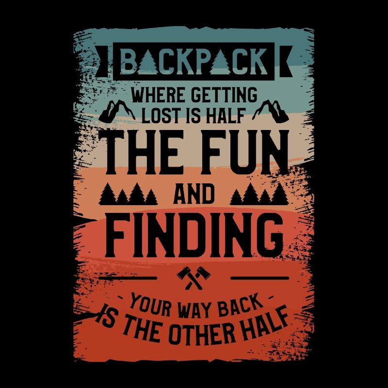 Backpack Where Getting Lost Is Half The Fun