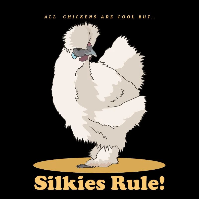 Silk Chicken Silk Chickens Silkie Chickens Gift