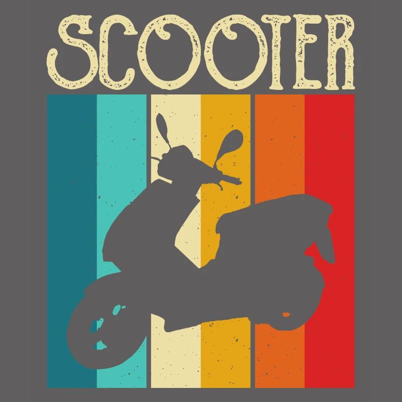 Roller Rollerfahrer Motorroller