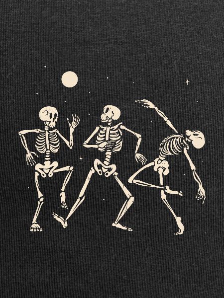 Skeletons Dancing Halloween Funny