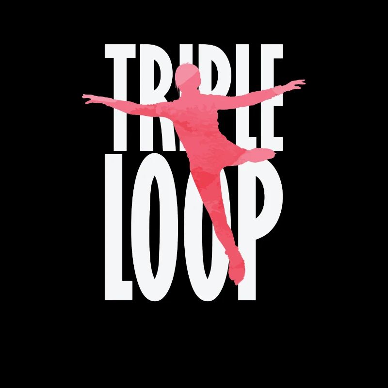 Triple Loop Eiskunstlauf